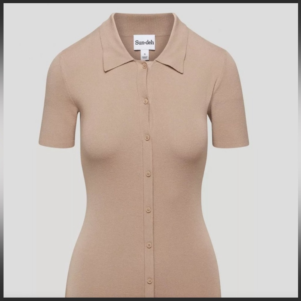 Aritzia Sunday Best Dress in *FLUENT TAUPE*